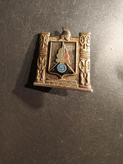 老王徽章第162期 -  法国外籍军团第5工兵团证章