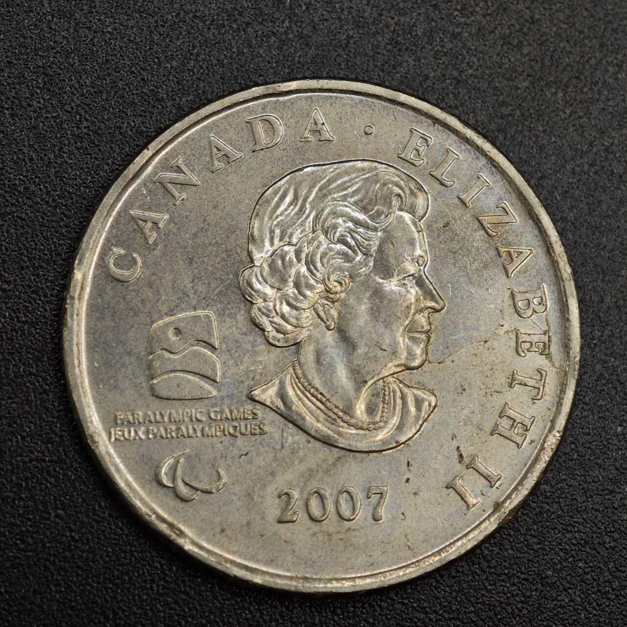 【淘币小摊】实时拍第七百九十三拍   散币场   满百包邮可预留二周 每周一统一发货   加拿大2007年25分纪念币