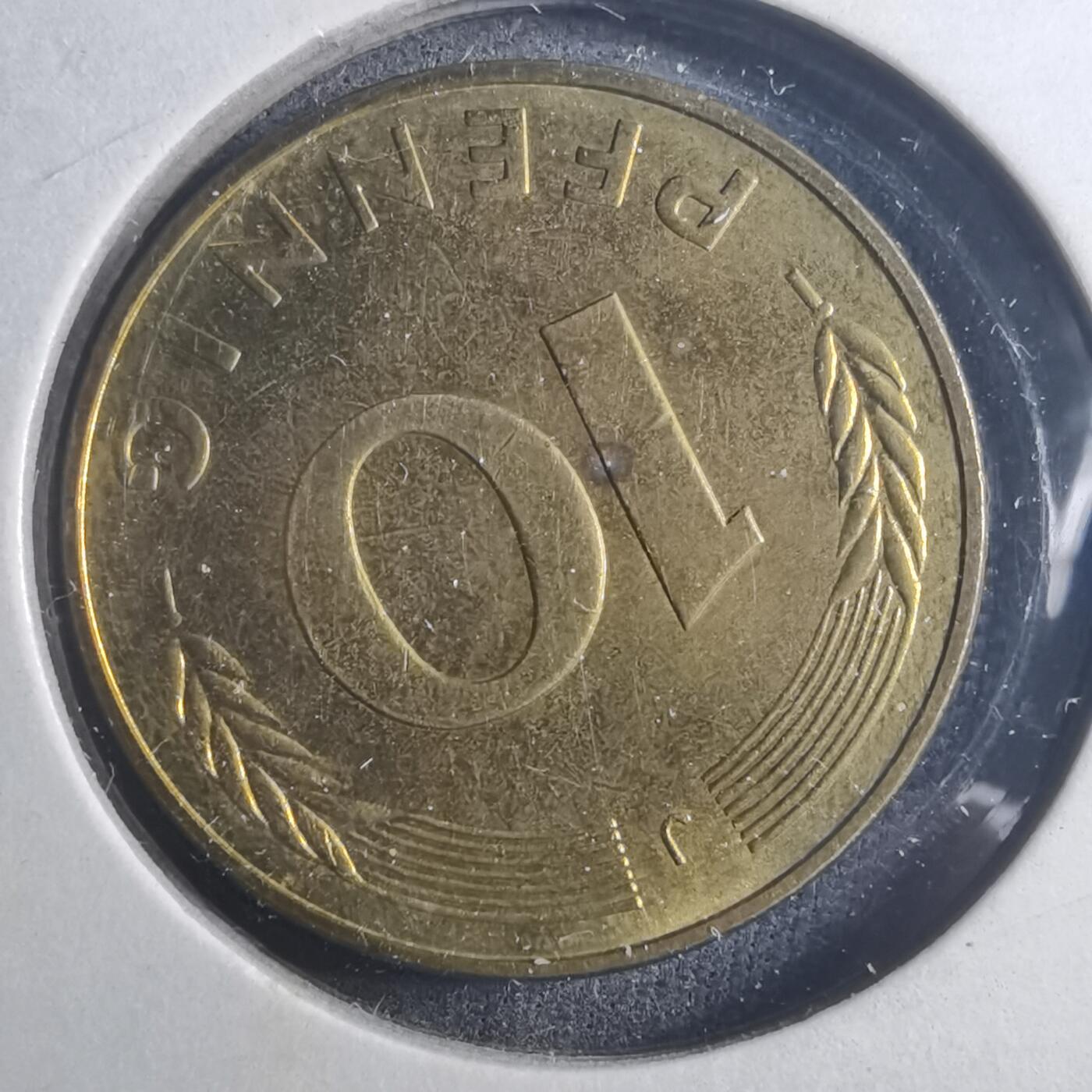 沼泽如烟--第896场 德国1979年10芬尼