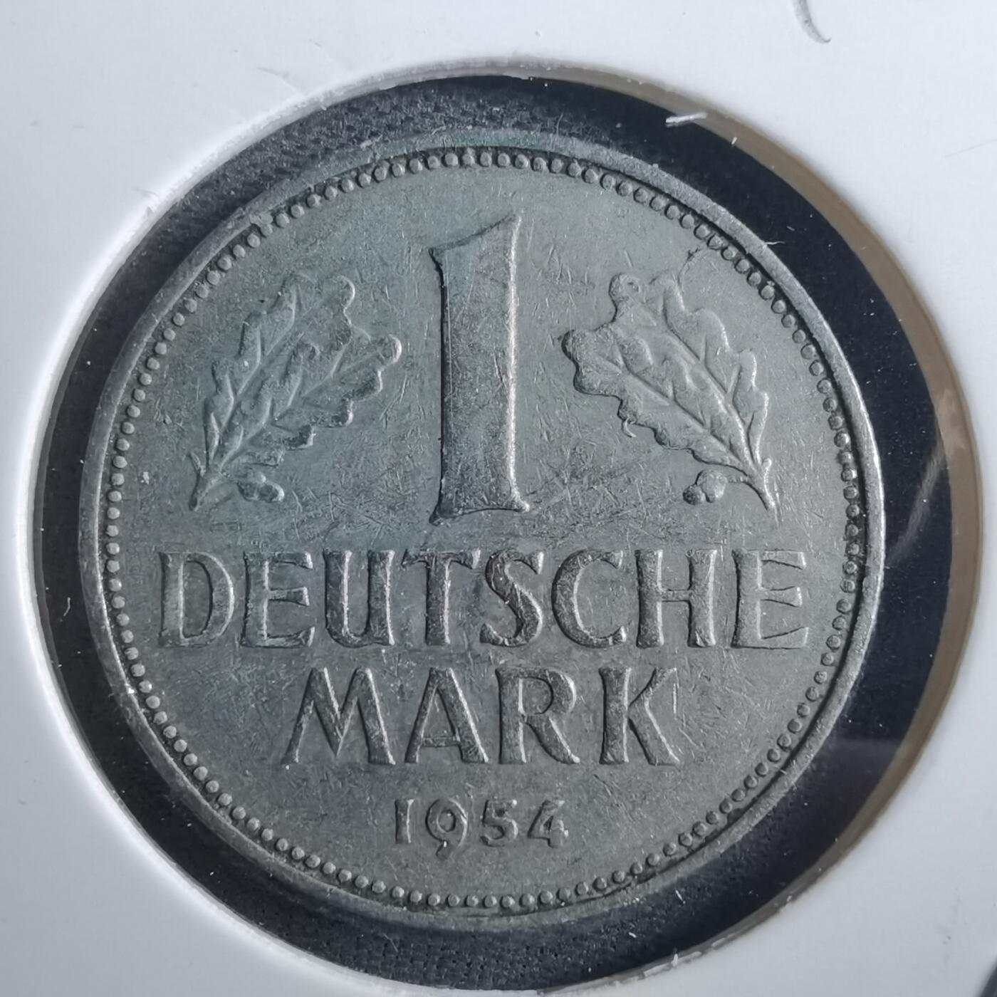 沼泽如烟--第897场 德国1954年1马克