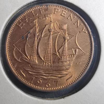 沼泽如烟--第896场 - 英国1967年半便士