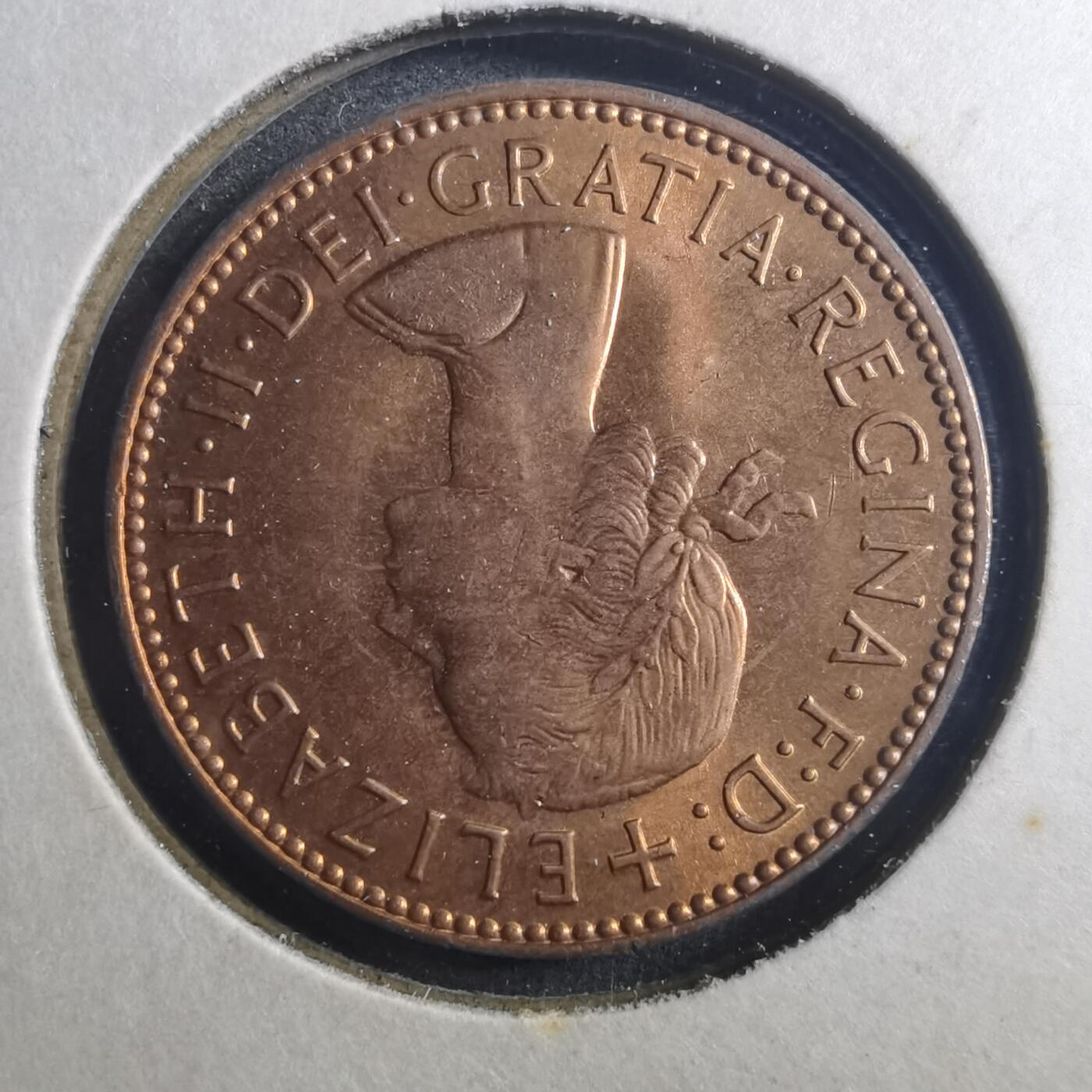 沼泽如烟--第896场 英国1967年半便士