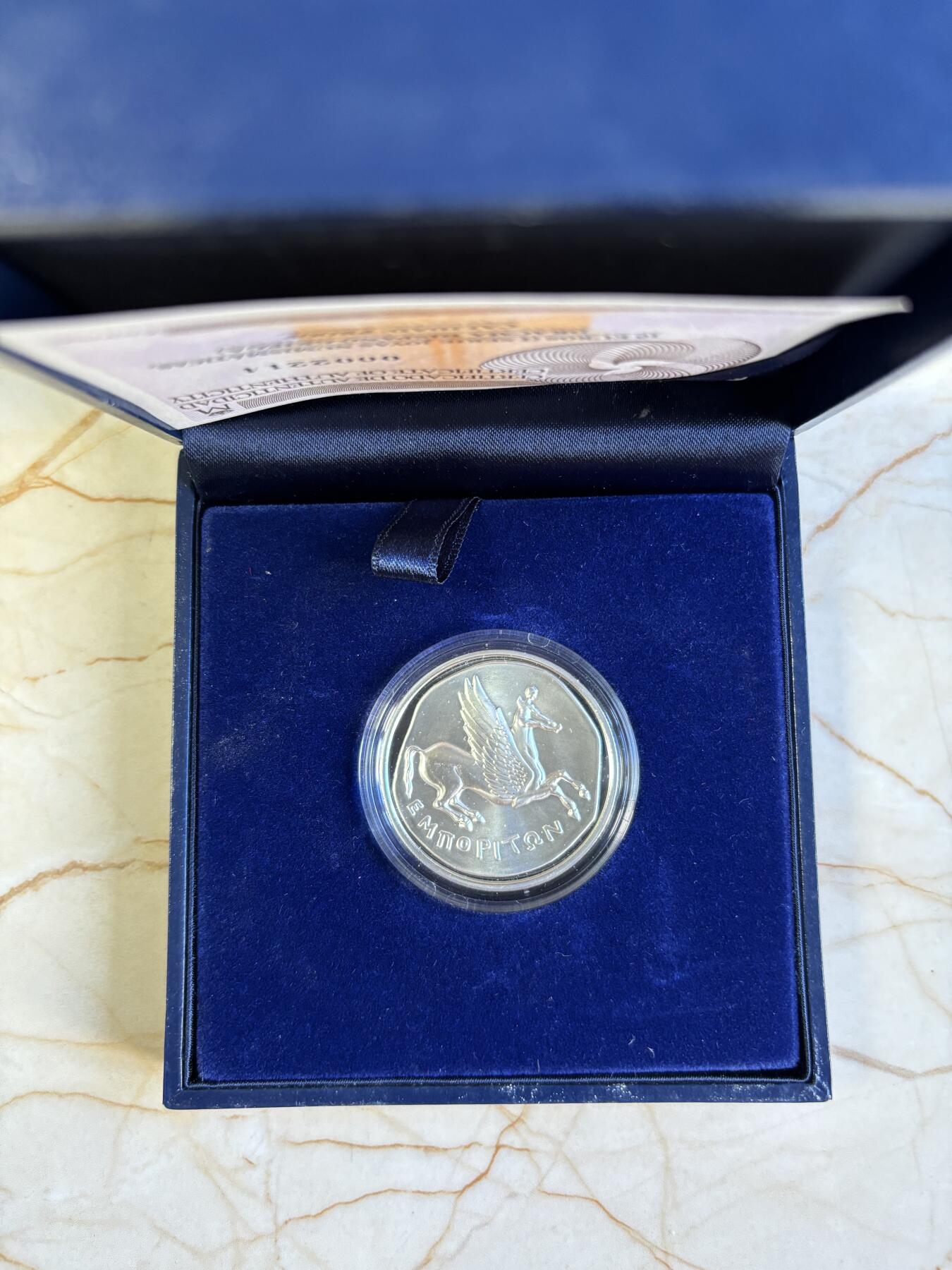 第181期拍卖 西班牙2008年货币珍宝系列精制纪念银币，925银，27克，发行12000枚，