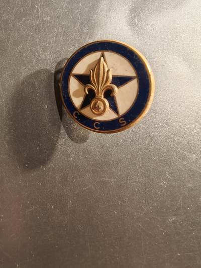 老王徽章第162期 -  法国外籍军团第4步兵团指挥与勤务连证章