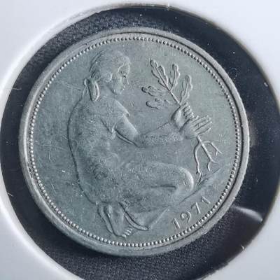 沼泽如烟--第897场 - 德国1971年50芬尼