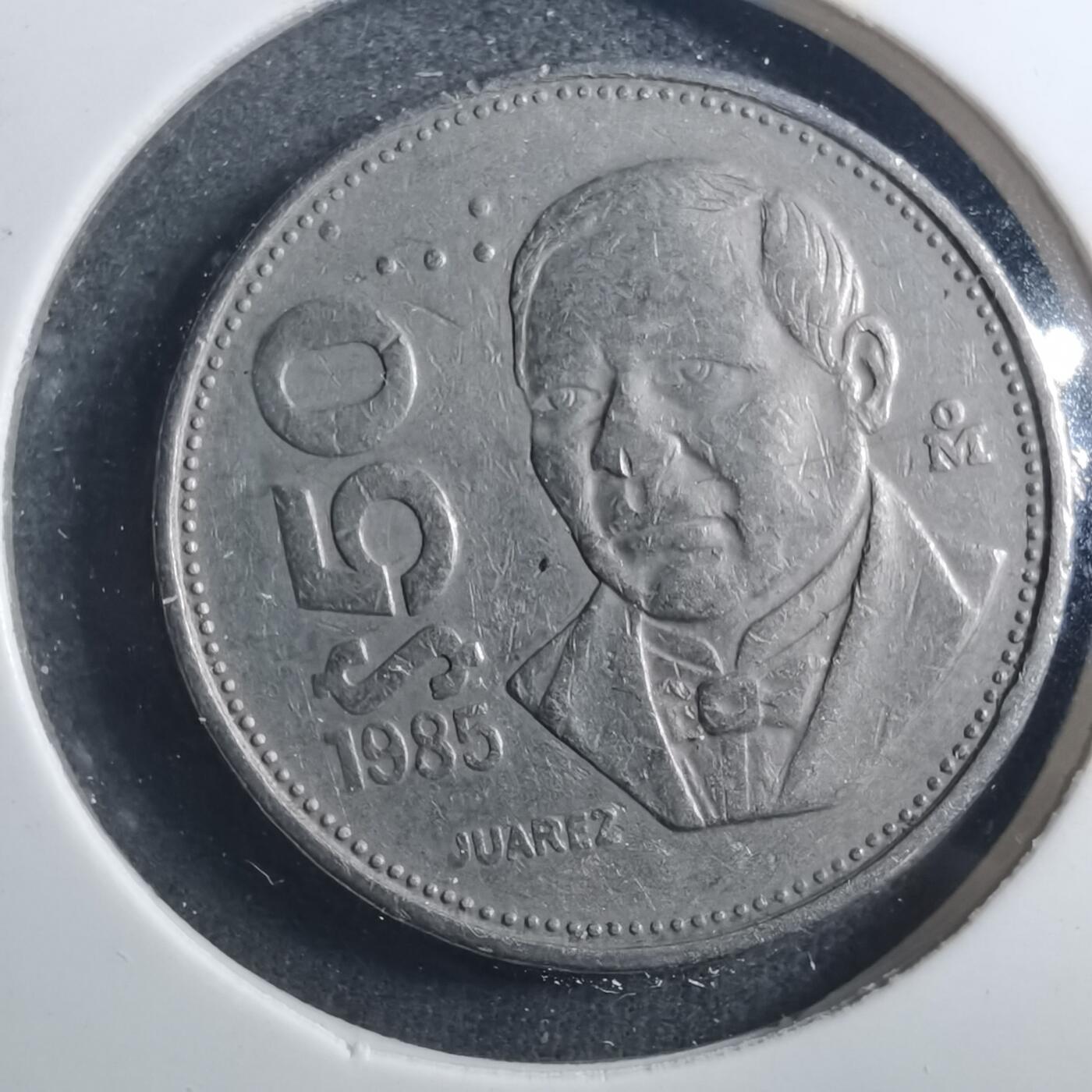 沼泽如烟--第896场 墨西哥1985年50比索