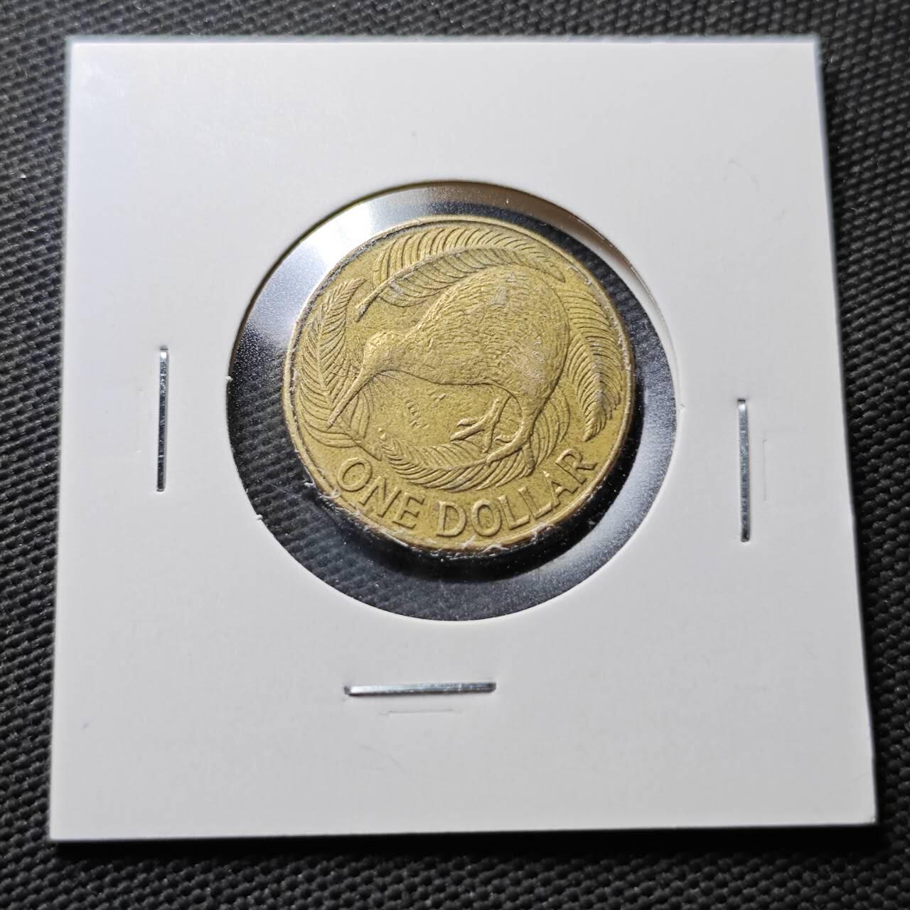 KK钱币收藏小铺  第367场  2月预留时间 周末发货  新西兰1元