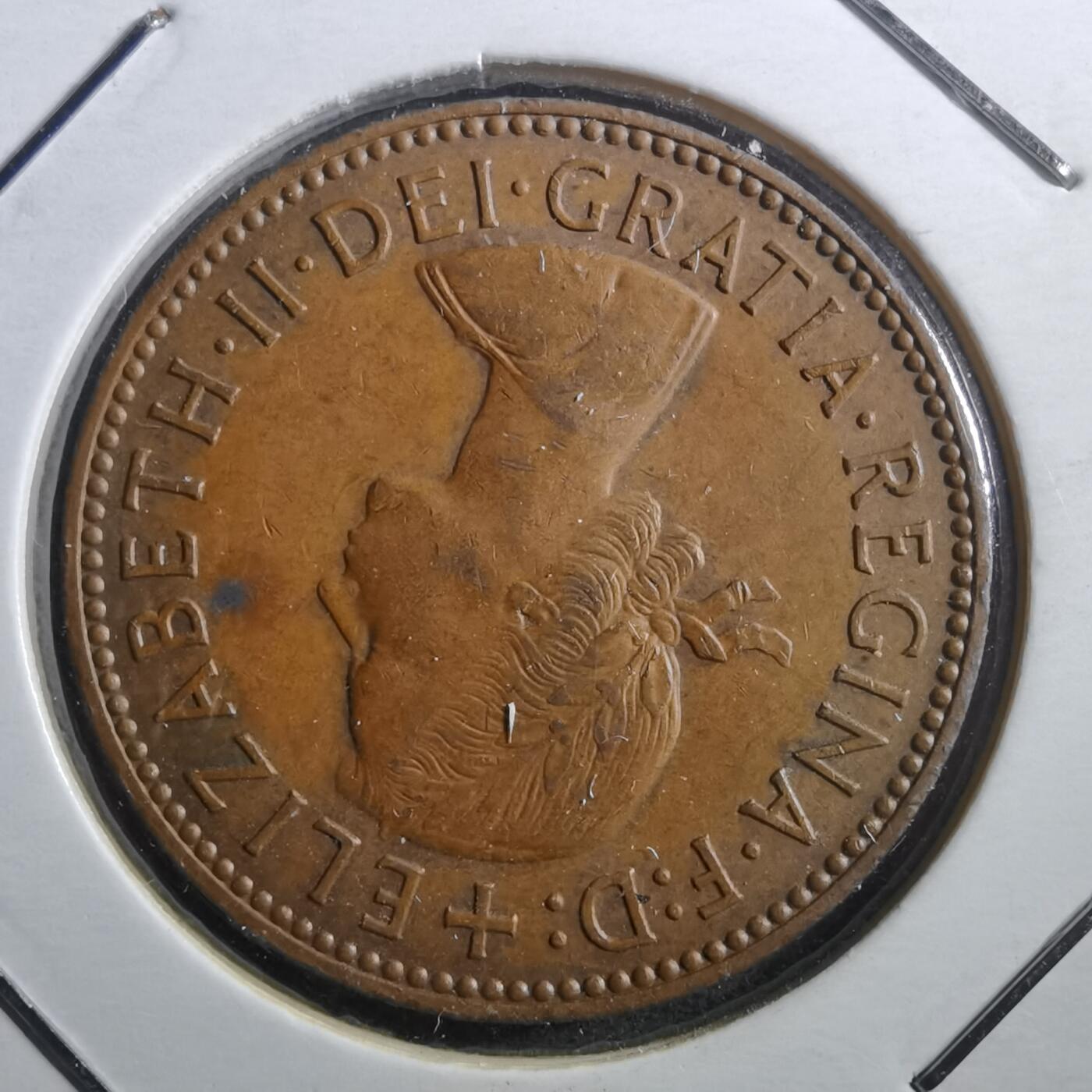 沼泽如烟--第898场 英国1959年半便士