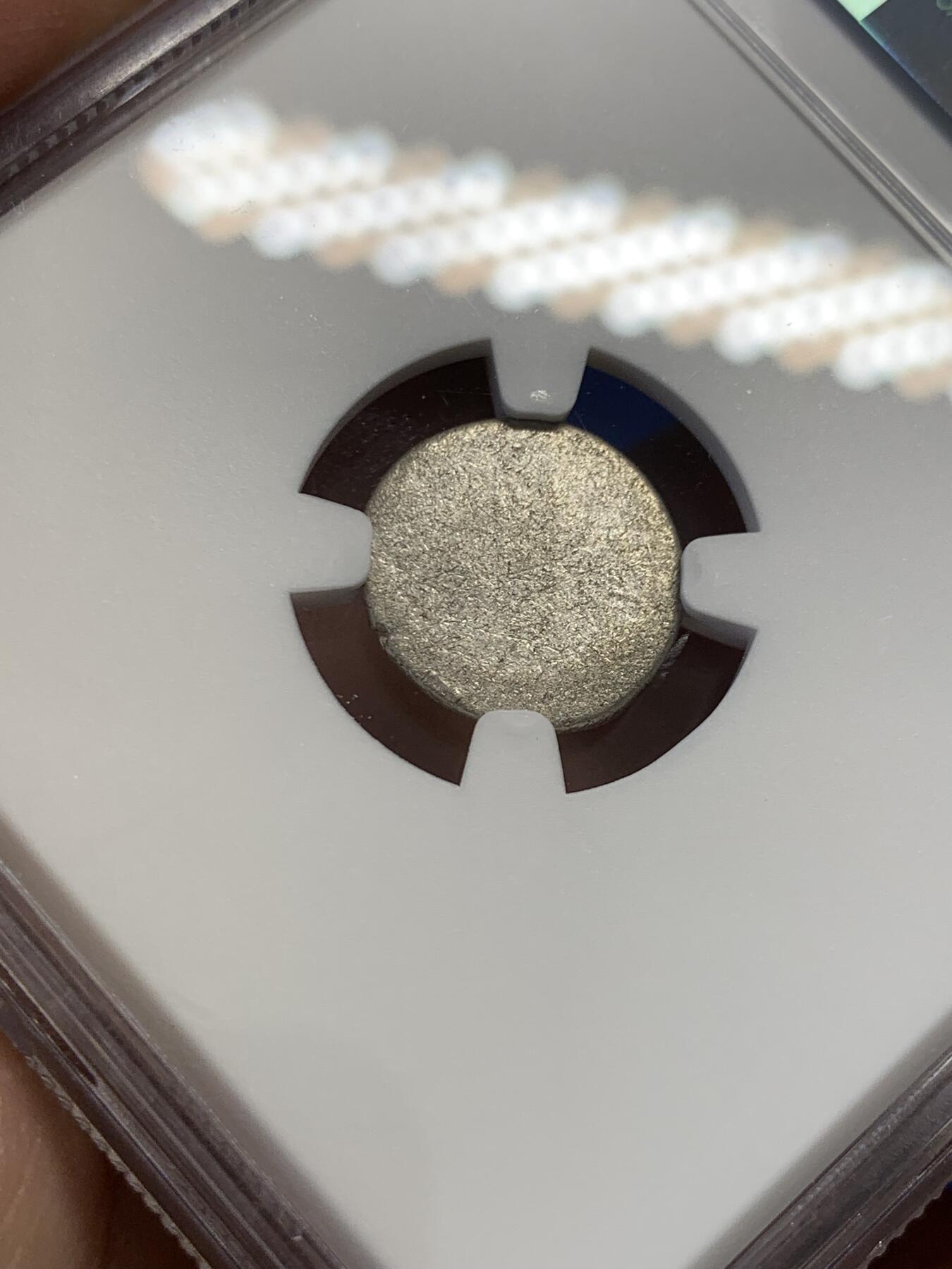 《竞宝斋》第436场 周日，周一2场连拍 （全场包邮） NGC AU58 柬埔寨 1600-1860 小鸟 2PE 银币 东南亚经典品种 少见高分好品