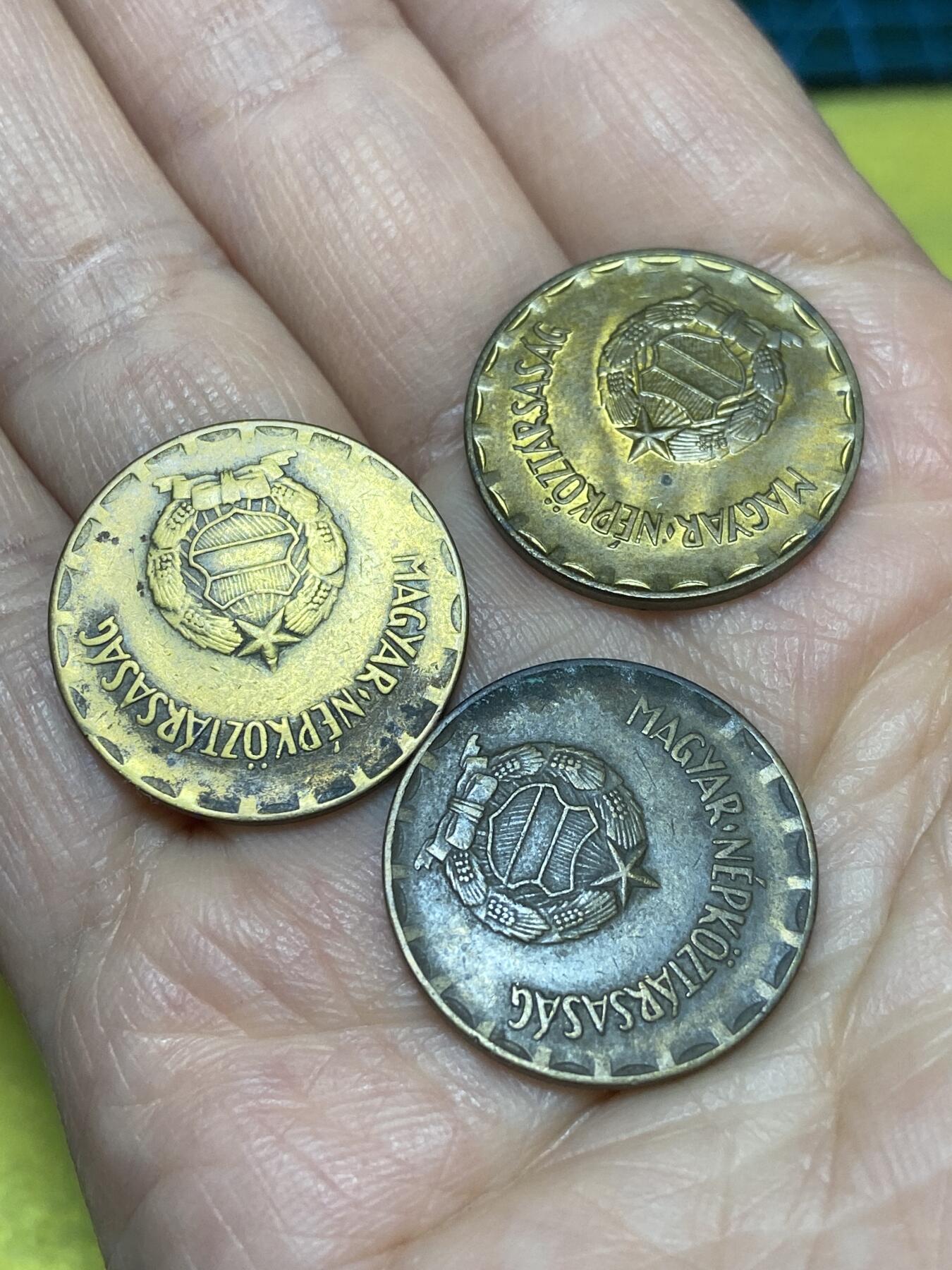 2025年第一百二十六场(总第一百五十二场）外国好品散币(免佣金) 匈牙利🇭🇺2福林3枚：1970年80年81年