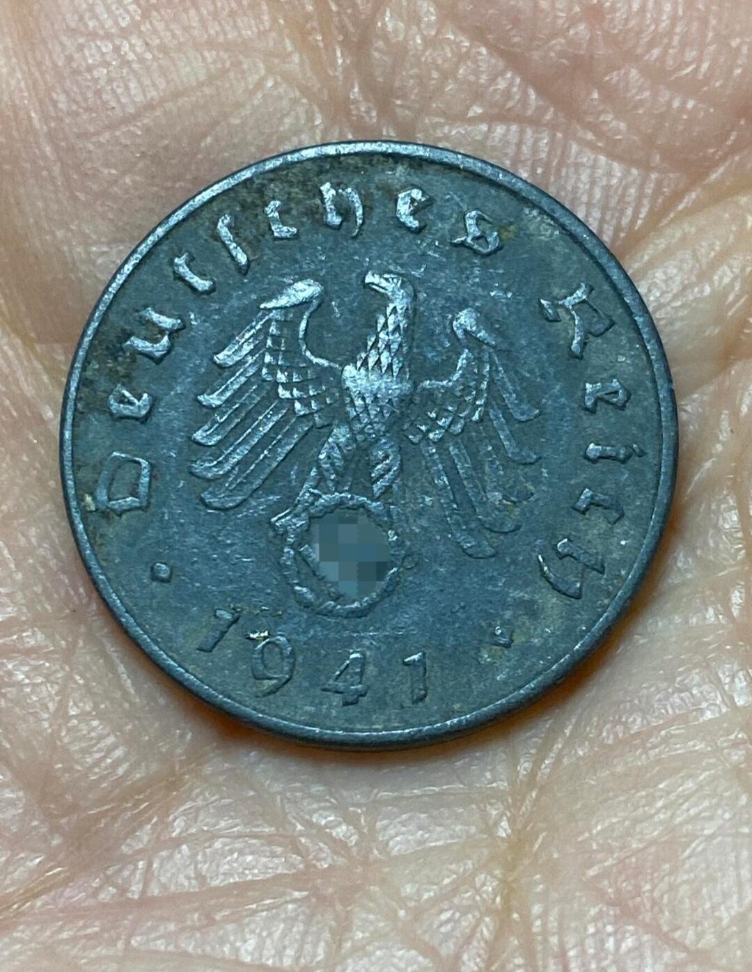 2025年第一百二十六场(总第一百五十二场）外国好品散币(免佣金) 好品–德意志第三帝国1941年10芬尼(A标，柏林造)