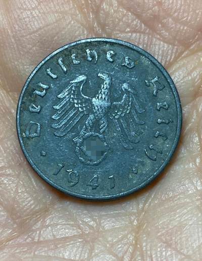 2025年第一百二十六场(总第一百五十二场）外国好品散币(免佣金) - 好品–德意志第三帝国1941年10芬尼(A标，柏林造)