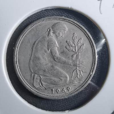 沼泽如烟--第897场 - 德国1969年50芬尼