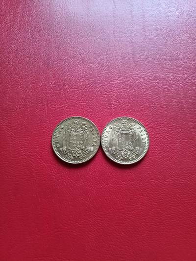 【云涧收藏】第七十八场 - 西班牙1975版1比塞塔2枚