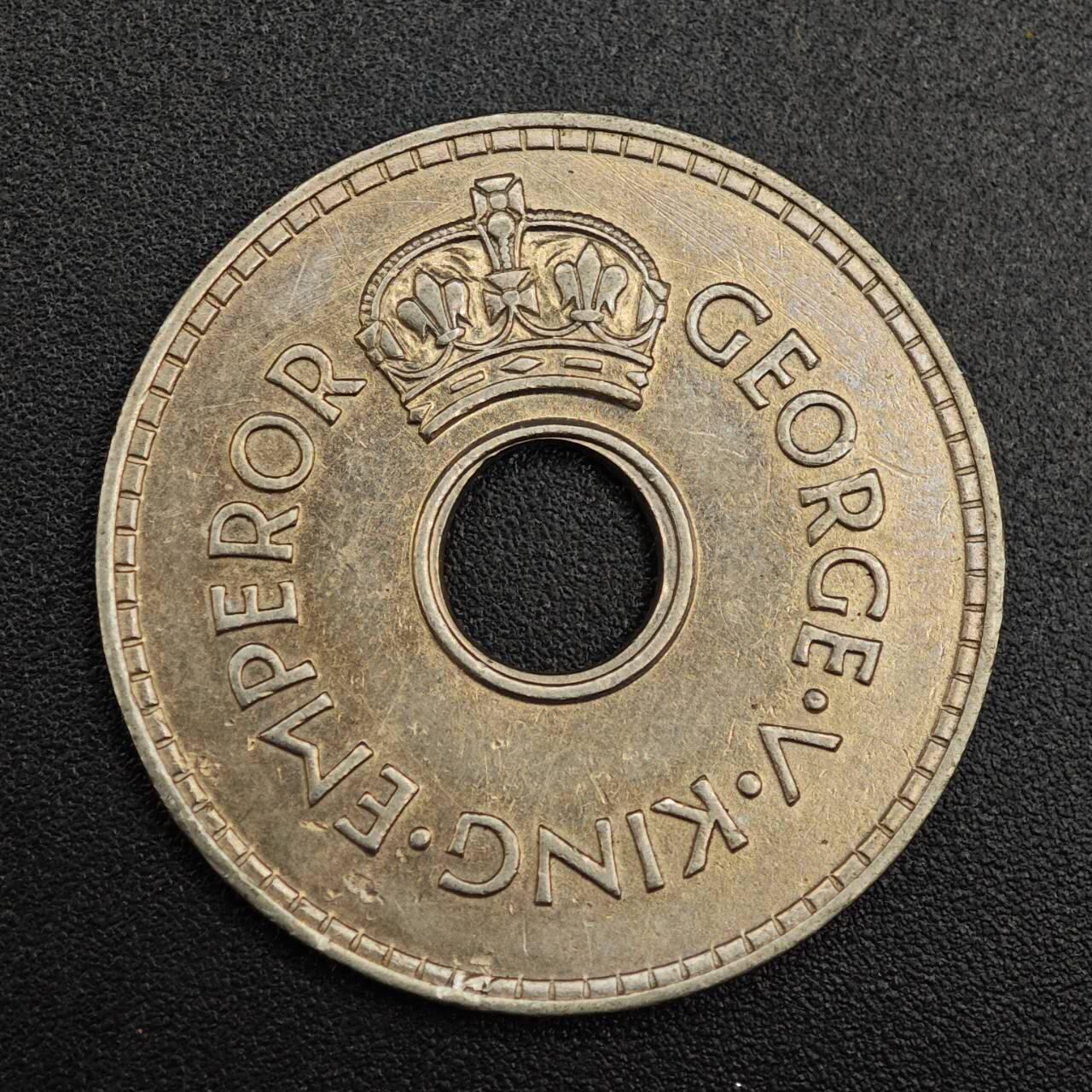 【淘币小摊】实时拍第七百九十三拍   散币场   满百包邮可预留二周 每周一统一发货   斐济1935年乔治五世一便士镍币
