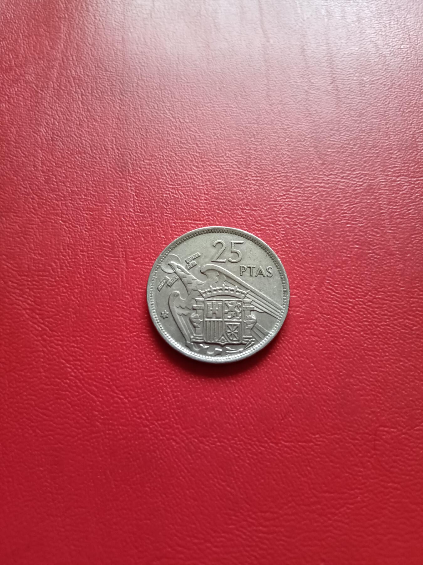【云涧收藏】第七十八场 西班牙1957版（71年）25比塞塔