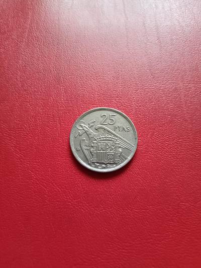 【云涧收藏】第七十八场 - 西班牙1957版（71年）25比塞塔