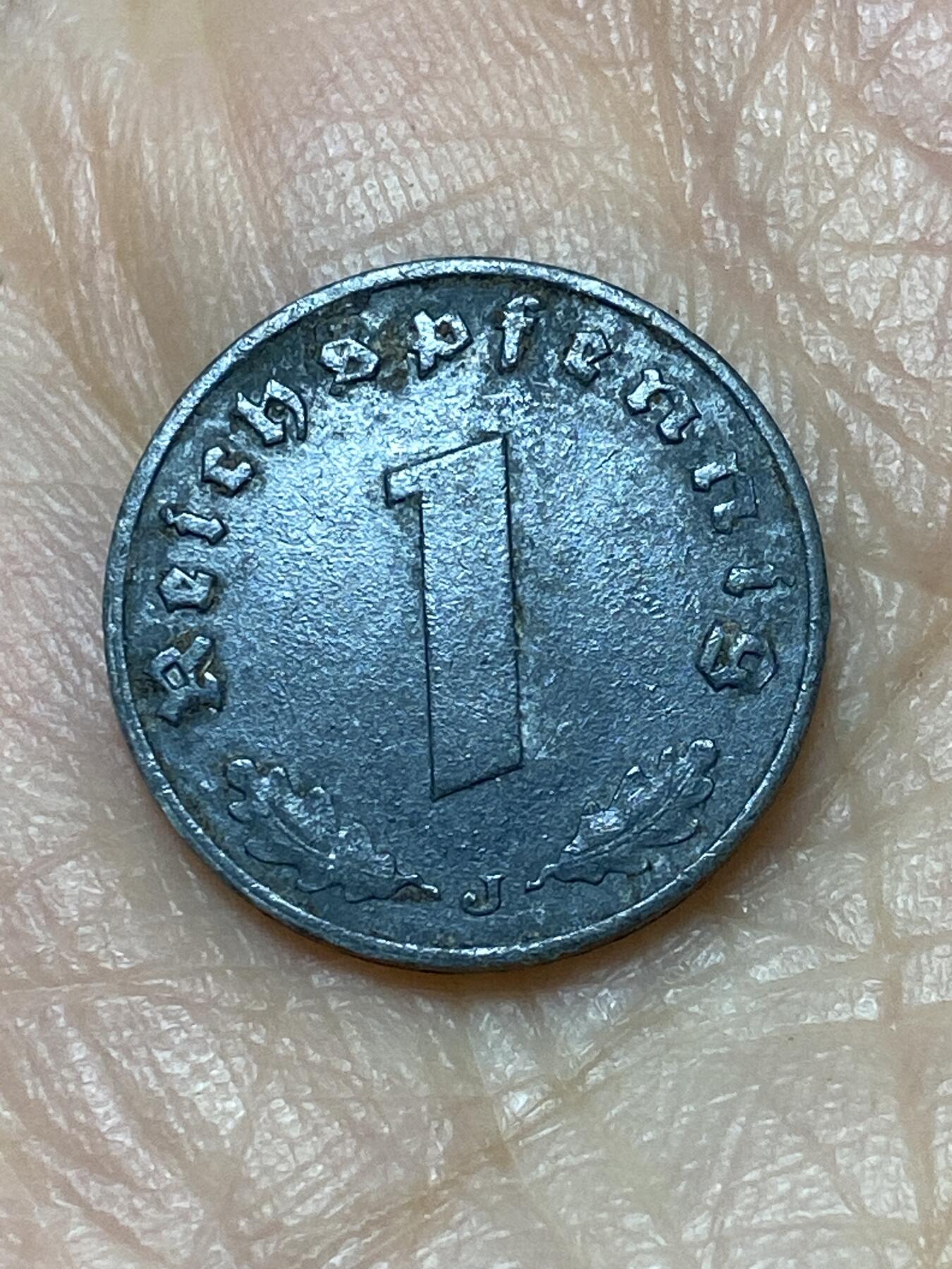 2025年第一百二十六场(总第一百五十二场）外国好品散币(免佣金) 好品–德意志第三帝国1942年1芬尼(J标，汉堡造)