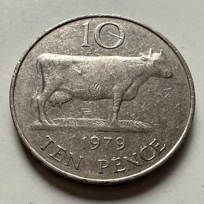 🌹外币初藏🌹🐯2025年第126场  每周二四六晚8️⃣点 接代拍 - 根西岛1979年10便士