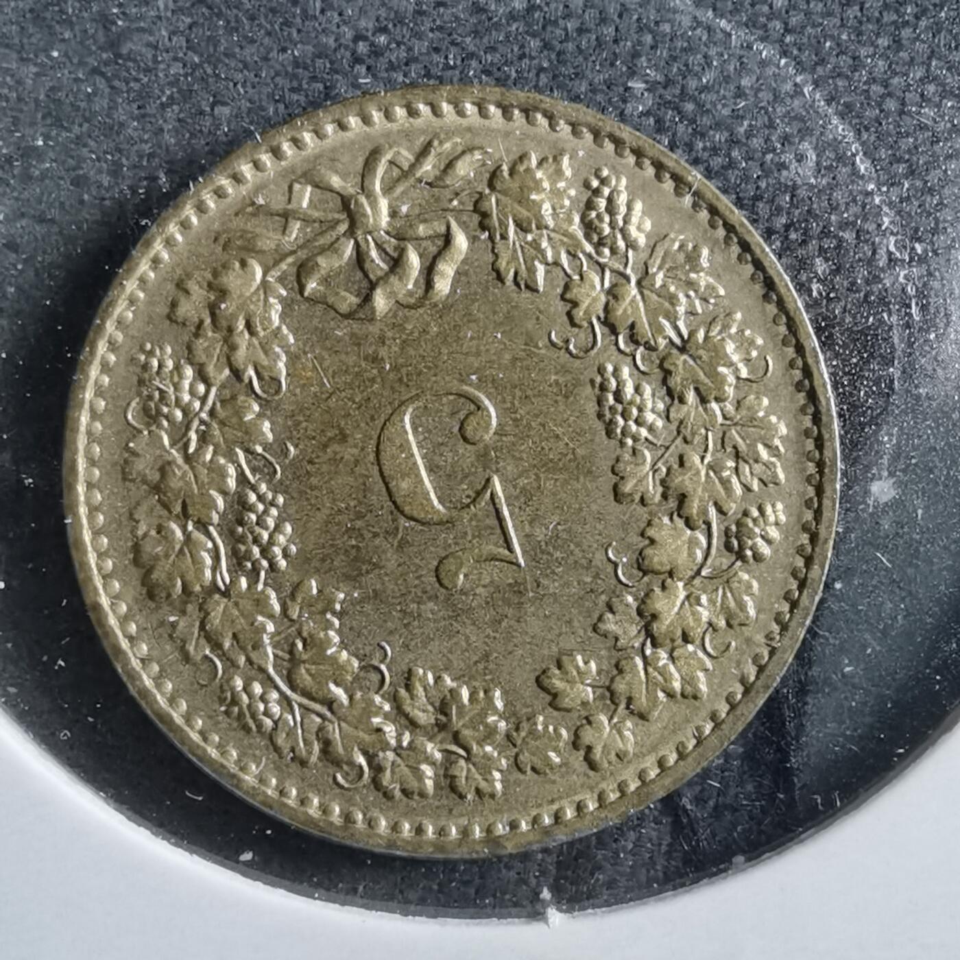 沼泽如烟--第899场 瑞士1983年五分