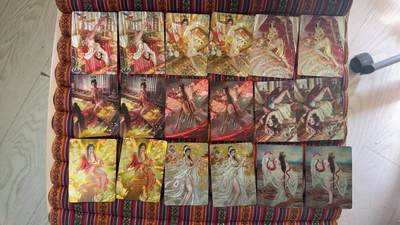 光影卡牌第25期，各家亲签，各家套卡，持续收拍品 - 妖姬传粗闪31个人物62张