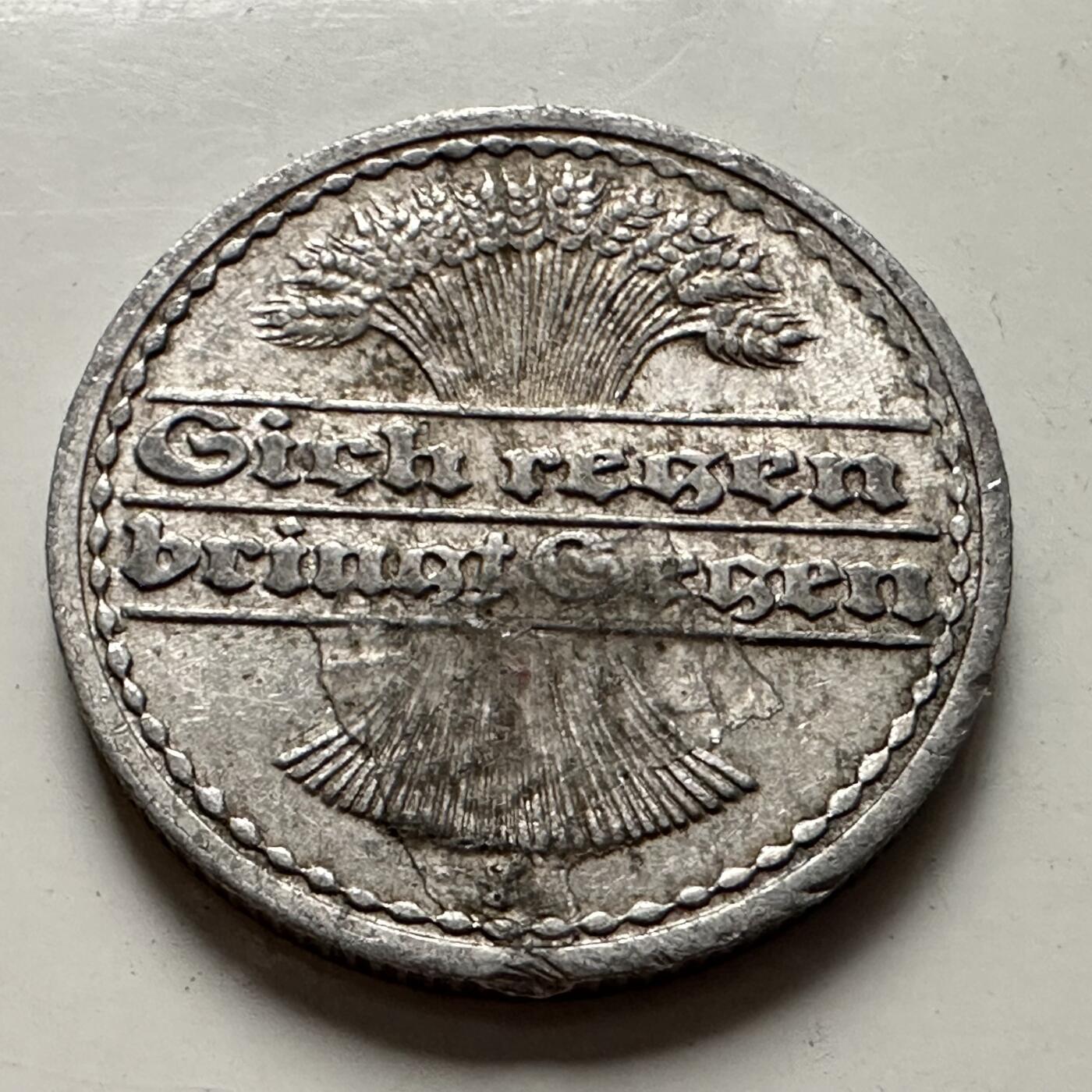 🌹外币初藏🌹🐯2025年第126场  每周二四六晚8️⃣点 接代拍 魏玛1921年50芬尼