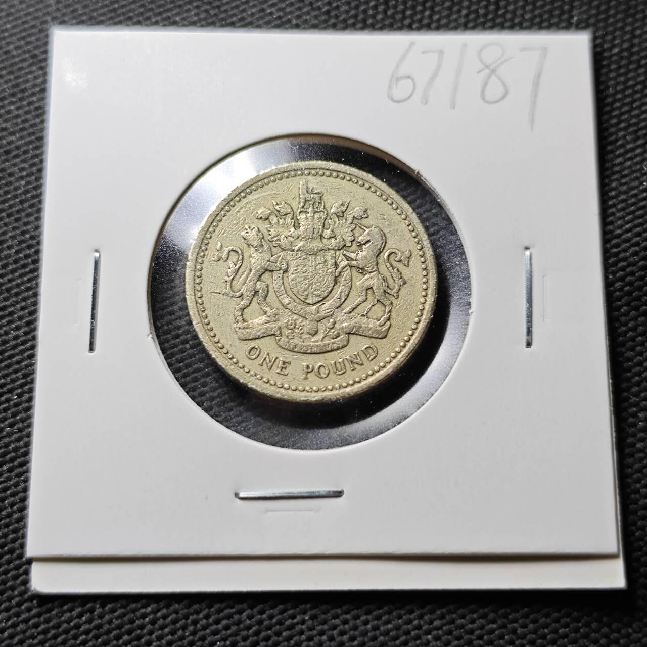 KK钱币收藏小铺  第367场  2月预留时间 周末发货  英国1镑