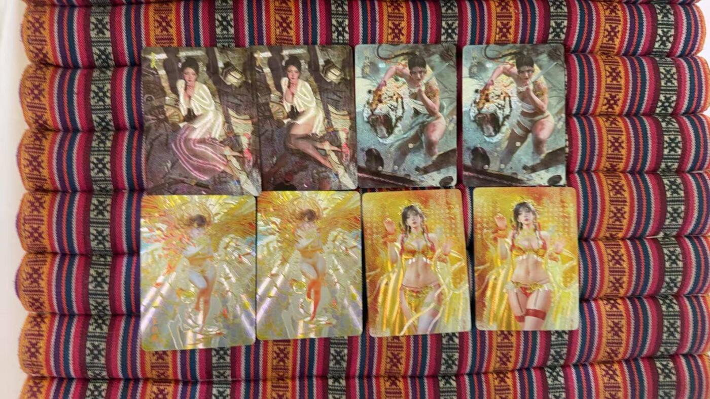 光影卡牌第25期，各家亲签，各家套卡，持续收拍品 妖姬传冷烫粗闪31人物62张