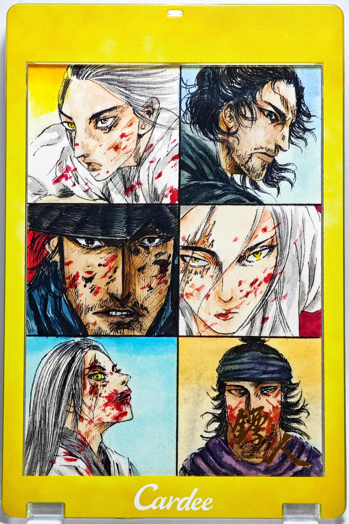 白泽拍卖卡牌手绘专场第28期（细雨生寒、寻梅闻香） 2025 卡星手绘卡 镖人 群像卡  呆呆亲签 卡砖封装