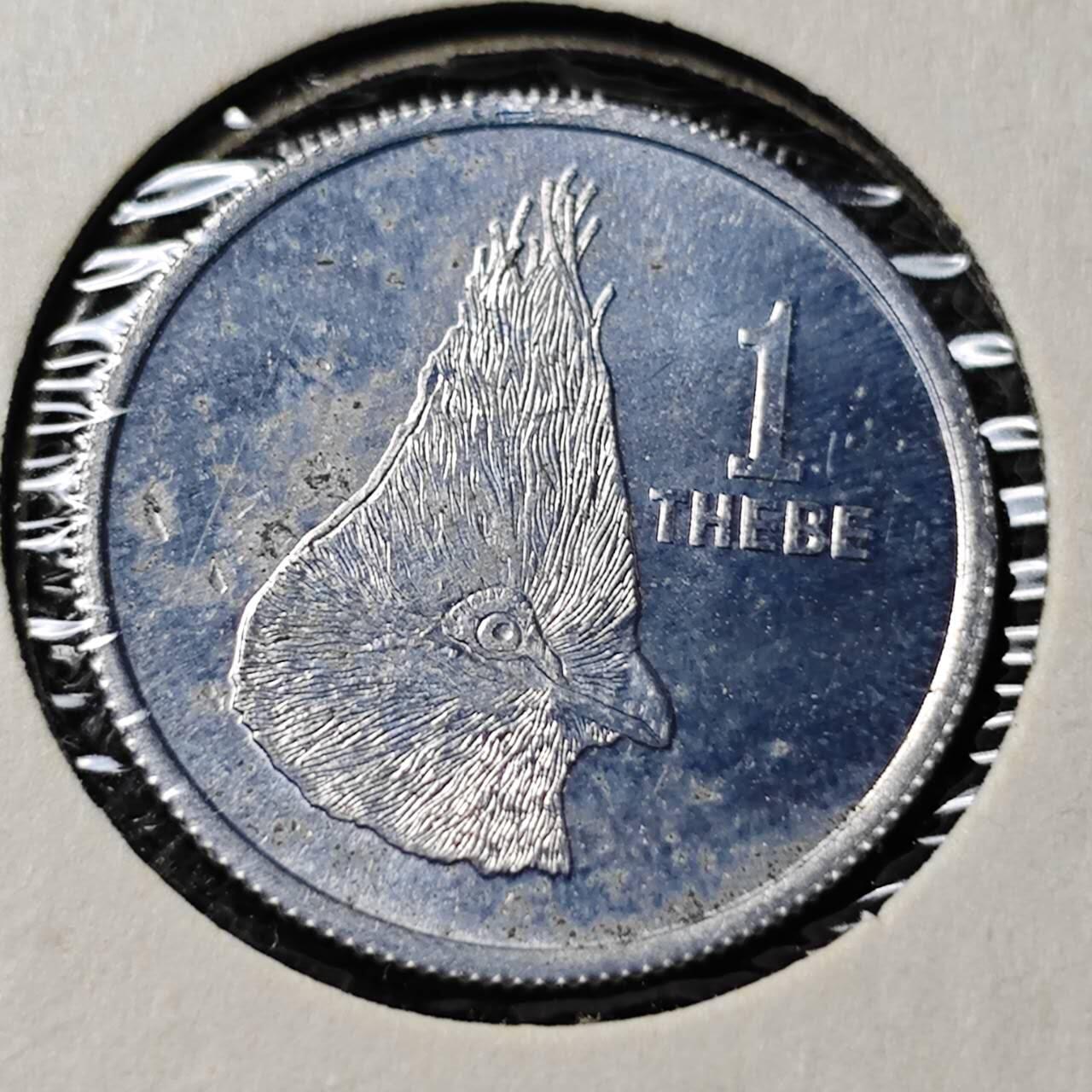 KK钱币收藏小铺  第368场  2月预留时间 周末发货  1976博茨瓦纳1分