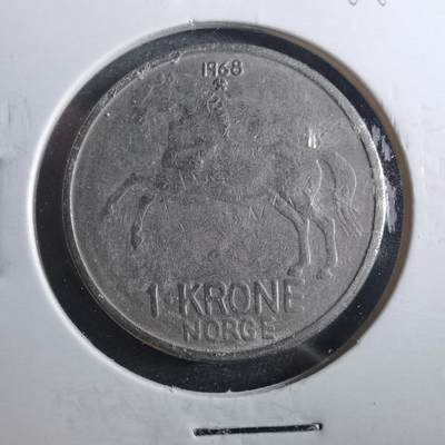 沼泽如烟--第899场 - 挪威1968年1克朗