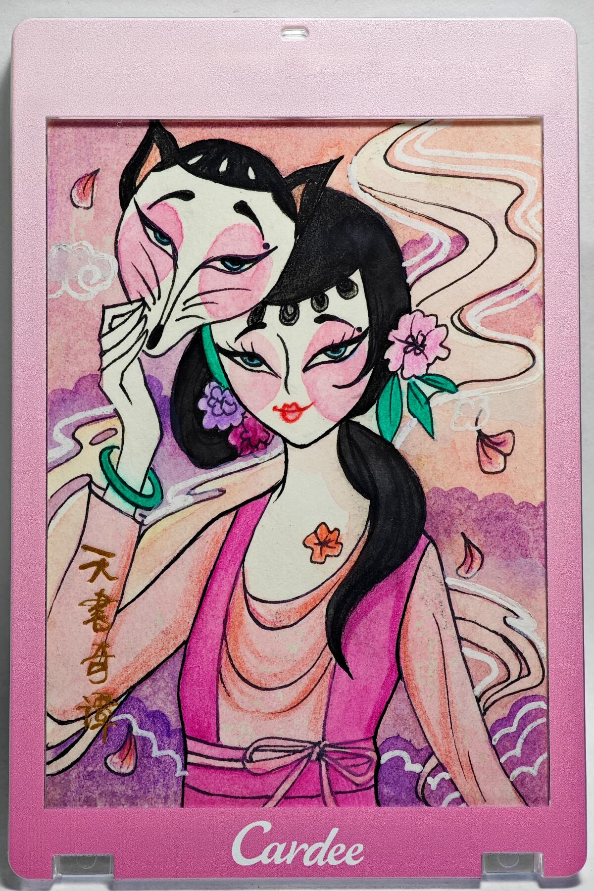 白泽拍卖卡牌手绘专场第28期（细雨生寒、寻梅闻香） 2025 卡星手绘卡 天书奇谭  狐妖  十千亲签 卡砖封装