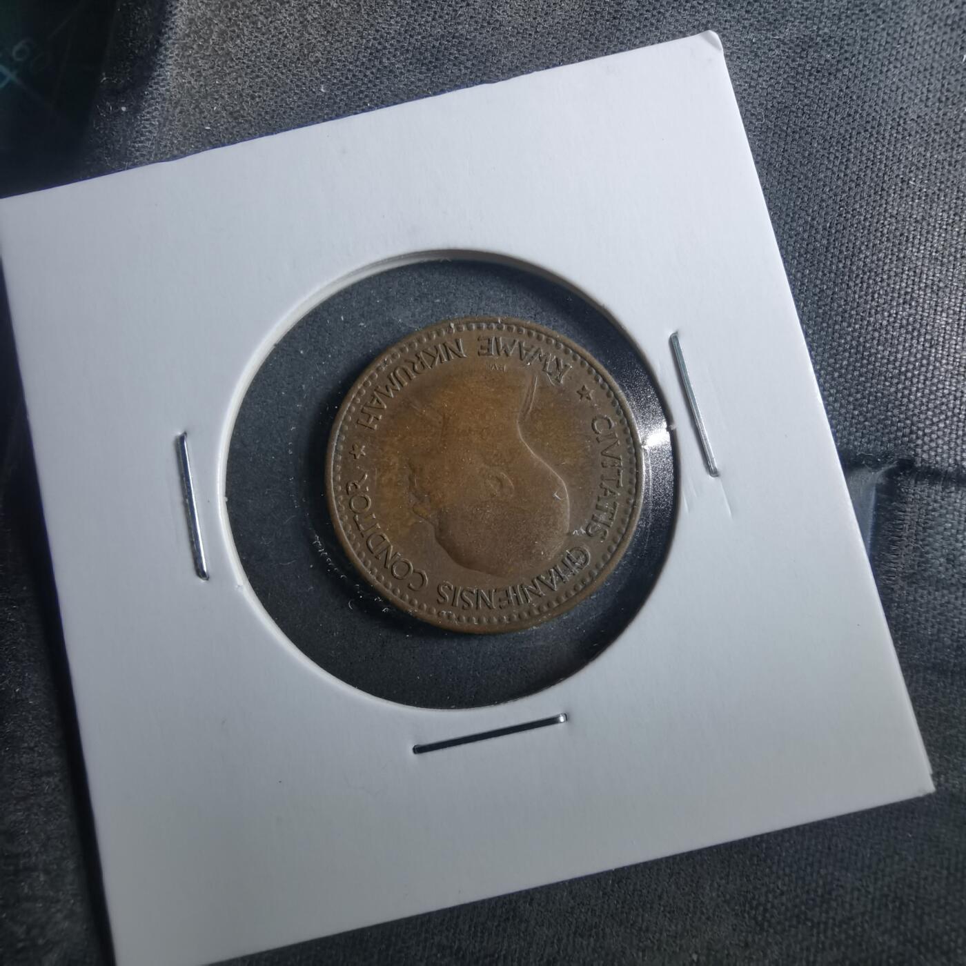 沼泽如烟--第899场 加纳1958年半便士