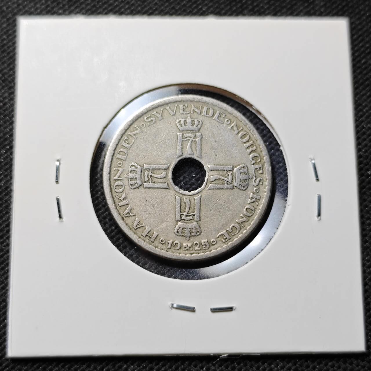 KK钱币收藏小铺  第368场  2月预留时间 周末发货  1925挪威1克朗