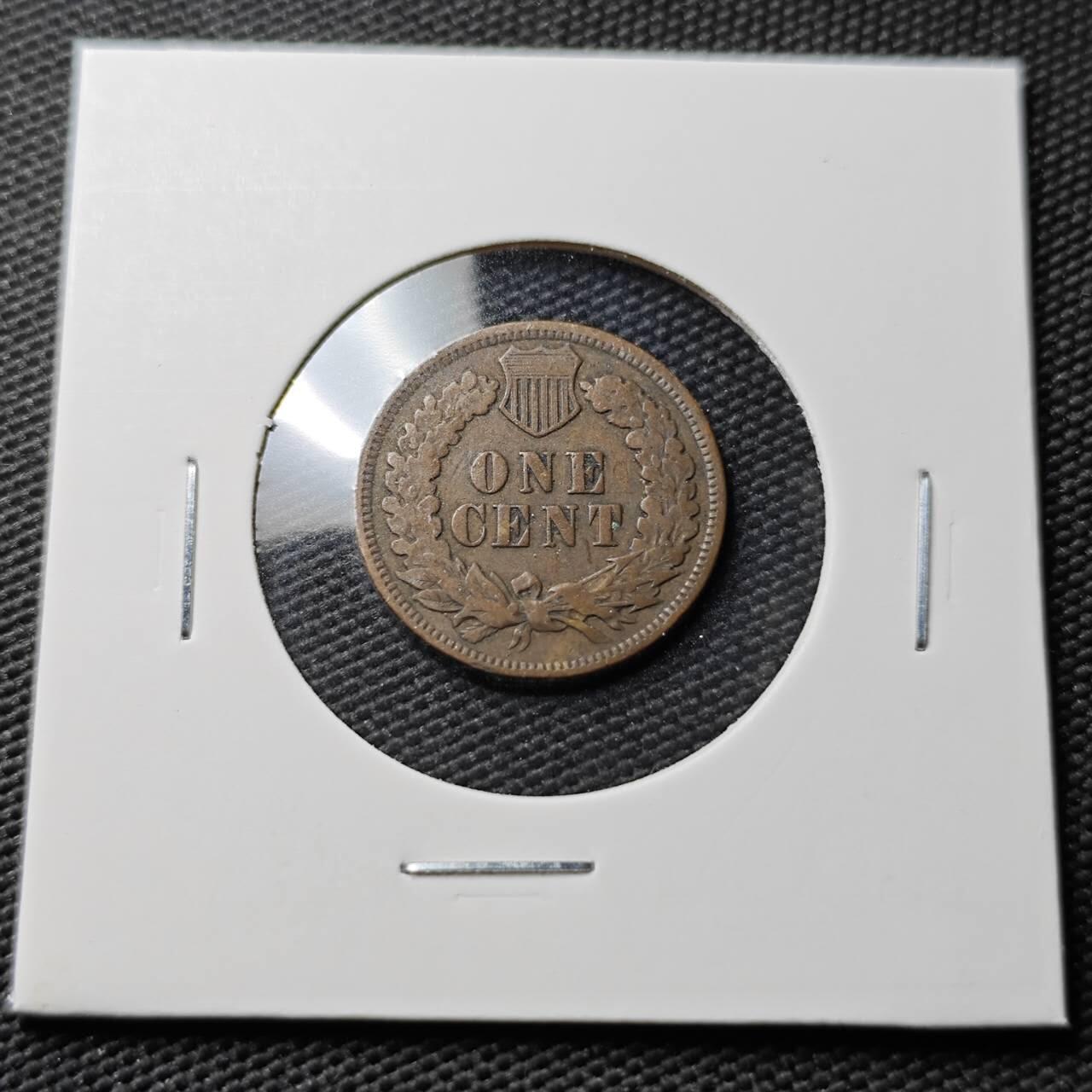 KK钱币收藏小铺  第367场  2月预留时间 周末发货  1899美国1分铜币