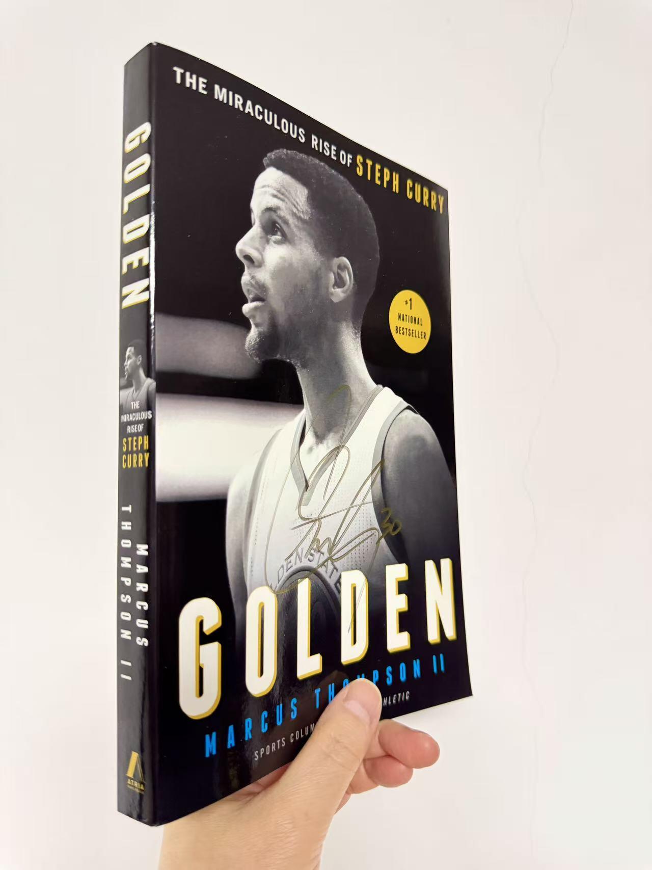 零元拍：斯蒂芬库里亲笔签名，金州勇士 库里的奇迹崛起 斯蒂芬库里传记 英文原版