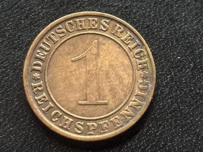 邮泉阁限时拍卖第三十五场 德国硬币专场（硬币在国外。请付邮费6元。） 德国魏玛共和国帝国马克1935年1芬尼J版