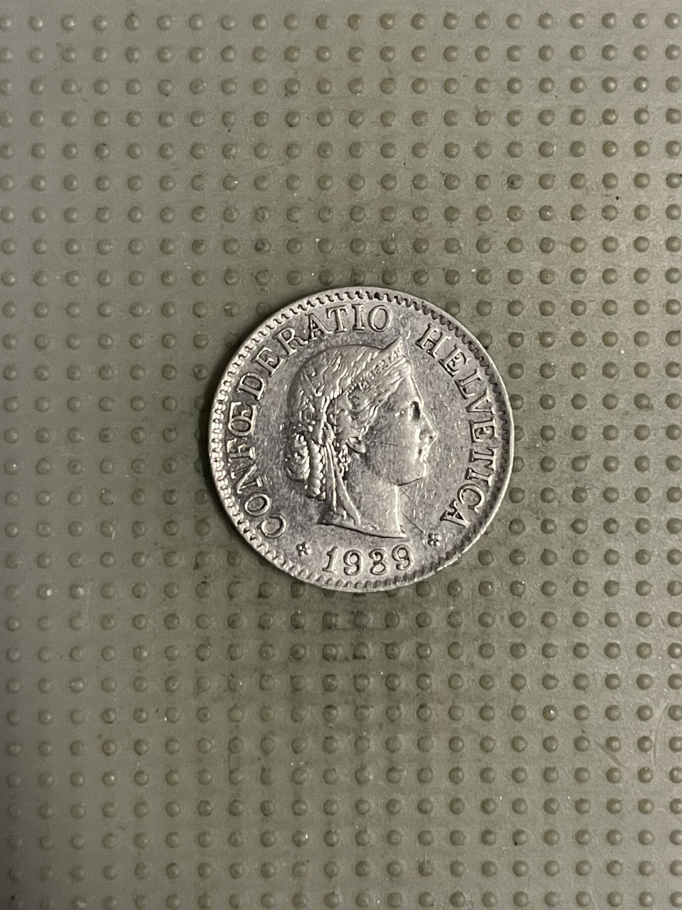 2025年第111场各国散币拍卖（总第111场） 瑞士1939年10生丁