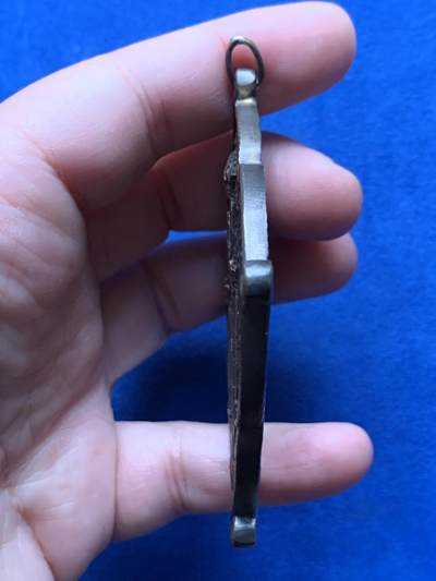 《竞宝斋》第437场 周日，周一2场连拍 （全场包邮） 1930年比利时蒙斯市旗游行纪念铜章 异形章 89.15克 57mm