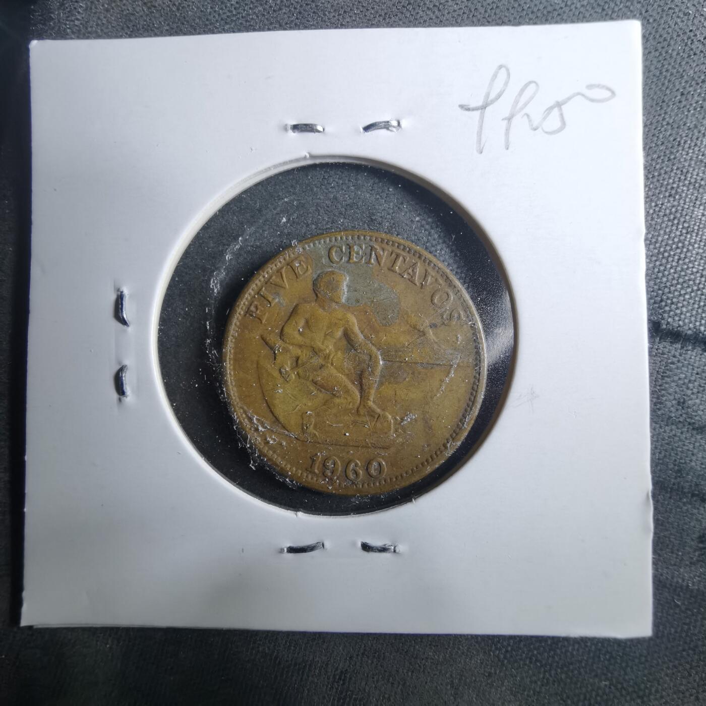 沼泽如烟--第899场 菲律宾1960年五分