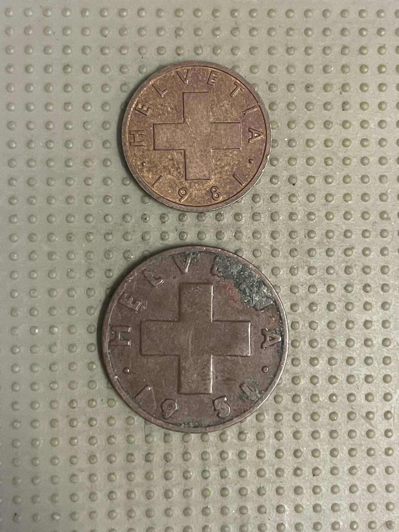 2025年第111场各国散币拍卖（总第111场） 瑞士2枚