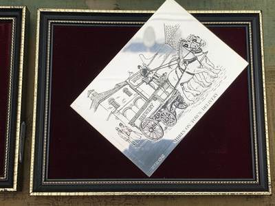 《竞宝斋》第437场 周日，周一2场连拍 （全场包邮） 1978年7月11日夏尔马协会成立百年纪念银质套装 4银牌+首日封+银质纪念章 一组，银牌单个重约33.6克 限量发行5000套，带证书及包装，值得收藏。