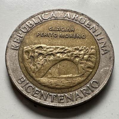 🌹外币初藏🌹🐯2025年第126场  每周二四六晚8️⃣点 接代拍 - 阿根廷2010年1比索纪念币—4