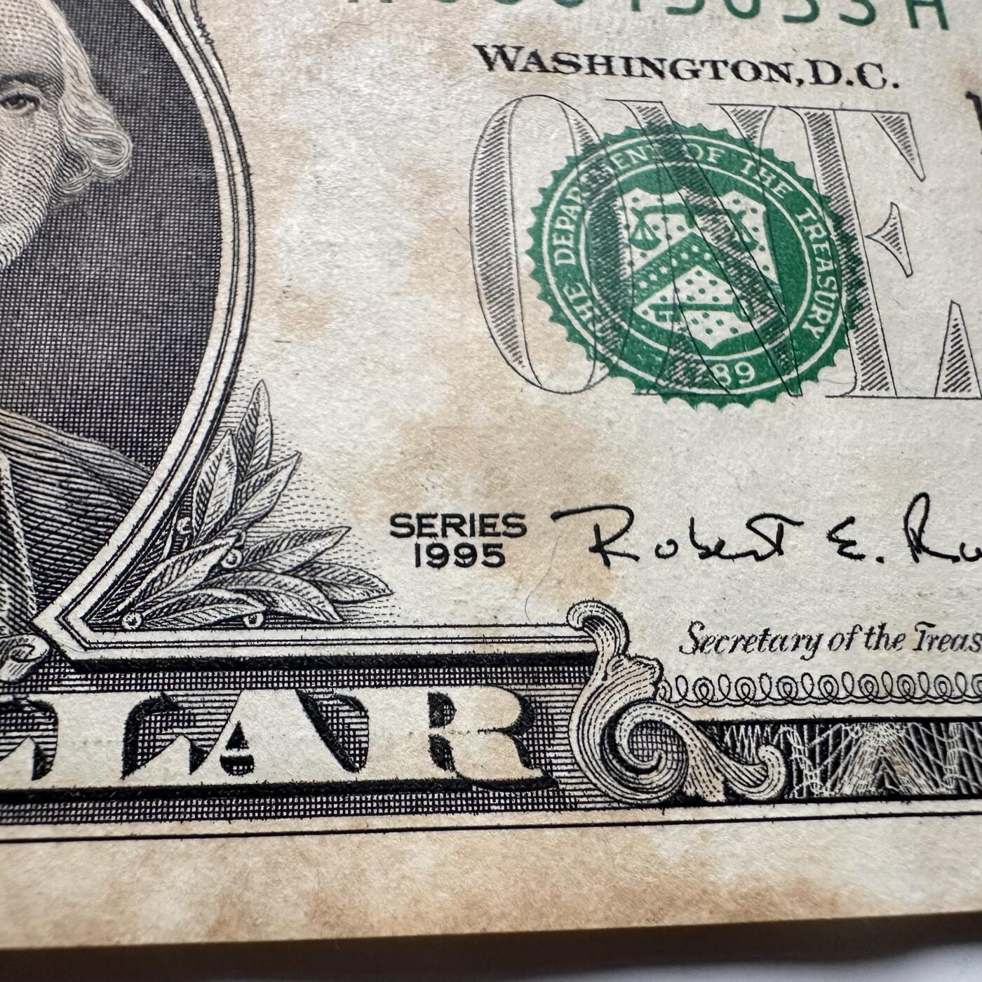 🌹外币初藏🌹🐯2025年第126场  每周二四六晚8️⃣点 接代拍 美国1995年1美元a