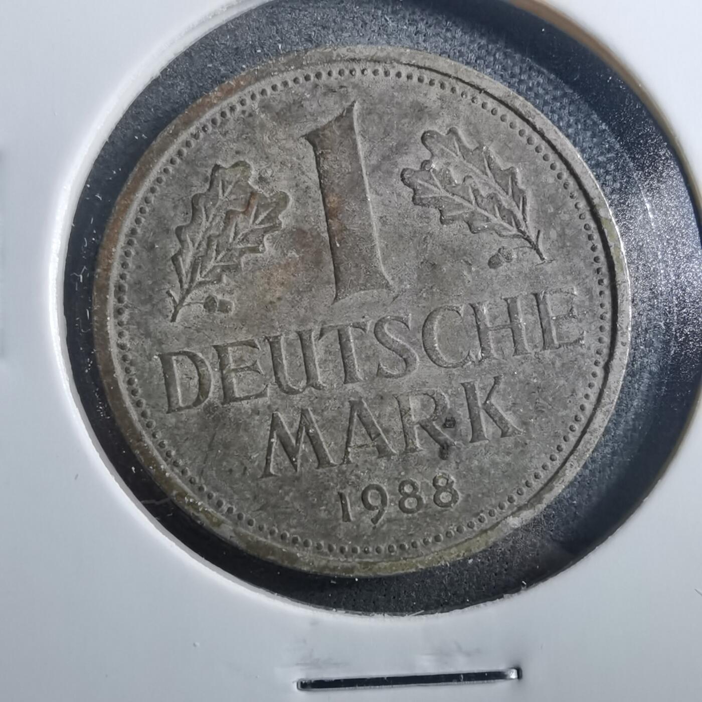 沼泽如烟--第899场 德国1988年1马克