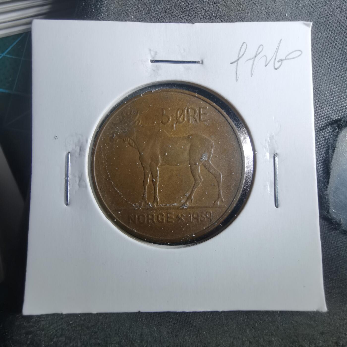 沼泽如烟--第899场 挪威1959年5欧尔