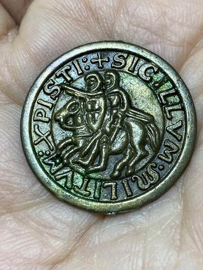 2025年第一百二十七场(总第一百五十三场）外国好品章牌、散币(免佣金) - 马耳他医院骑士团基督军之印纪念章，重3克