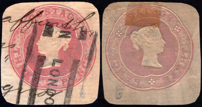 洪涛臻品批发群 精选邮票限时拍卖第1170期  - 百多年文物！黑便士同期的维多利亚女王 邮资图 压凸版丝毫毕现 十分精致