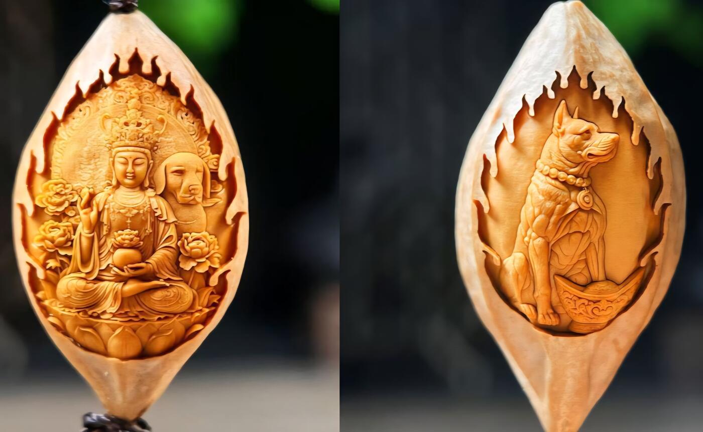 听雨轩（22）精品十二生肖双面核雕专场