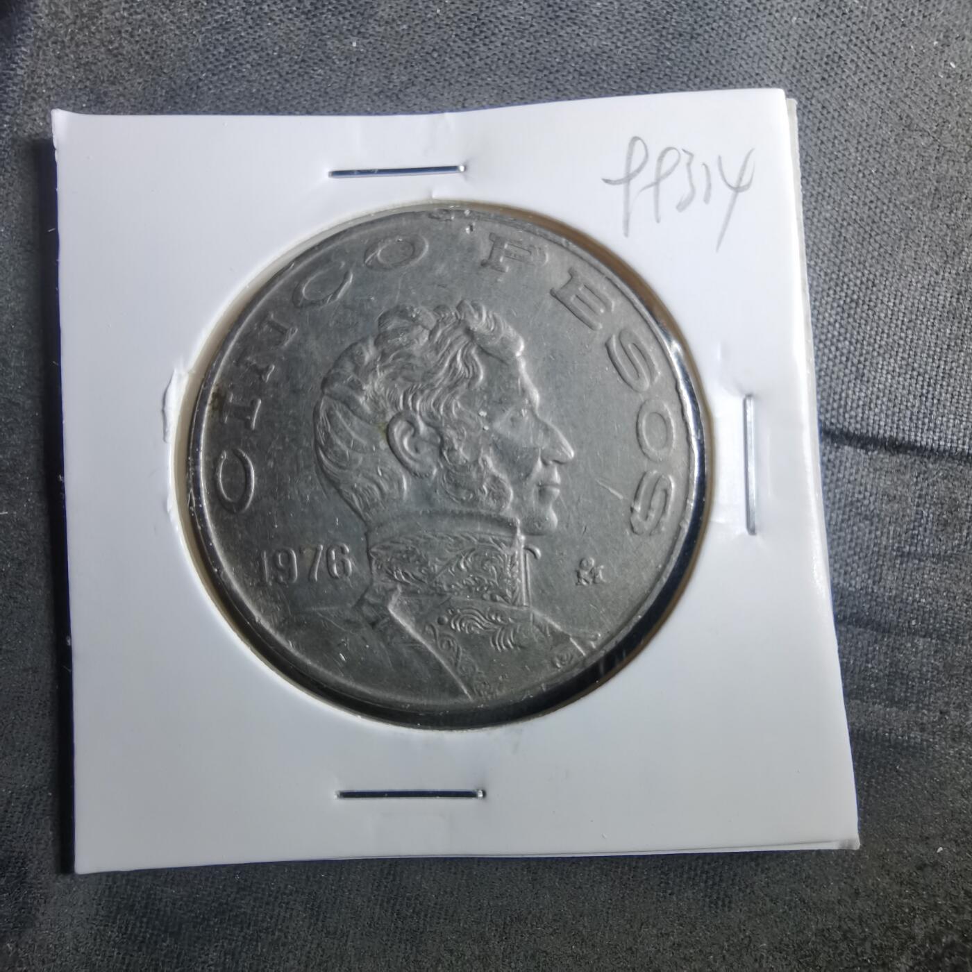 沼泽如烟--第899场 墨西哥1976年5比索